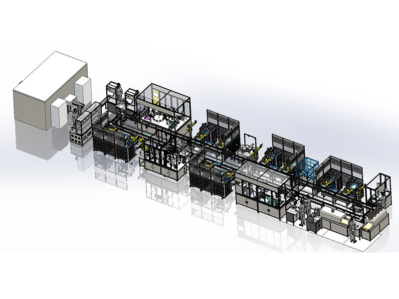踏板電機(jī)半自動(dòng)裝配線(xiàn)